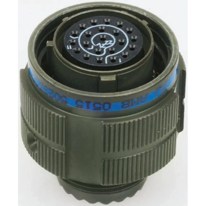 Amphenol Socapex MIL Spec Circular Connector 13 Way Cable Male Contacts Straight Olive Drab Cadmium Shell Size 11 TV06RW1135P