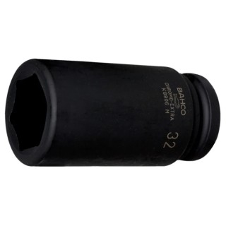 Bahco 32 mm Hexagon Drive Impact Socket, 19.05 mm Drive, 100mm Length K8906M-32
