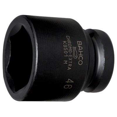 Bahco 38 mm Hexagon Impact Socket 25.4 mm Drive, 67 mm Length K9501M-38