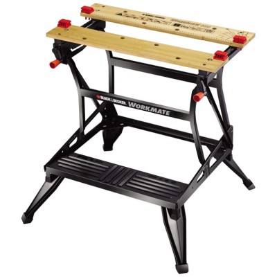 Black & Decker Portable Steel Workbench with Adjustable Height 775 mm x 740 mm x 200 mm WM626-XJ