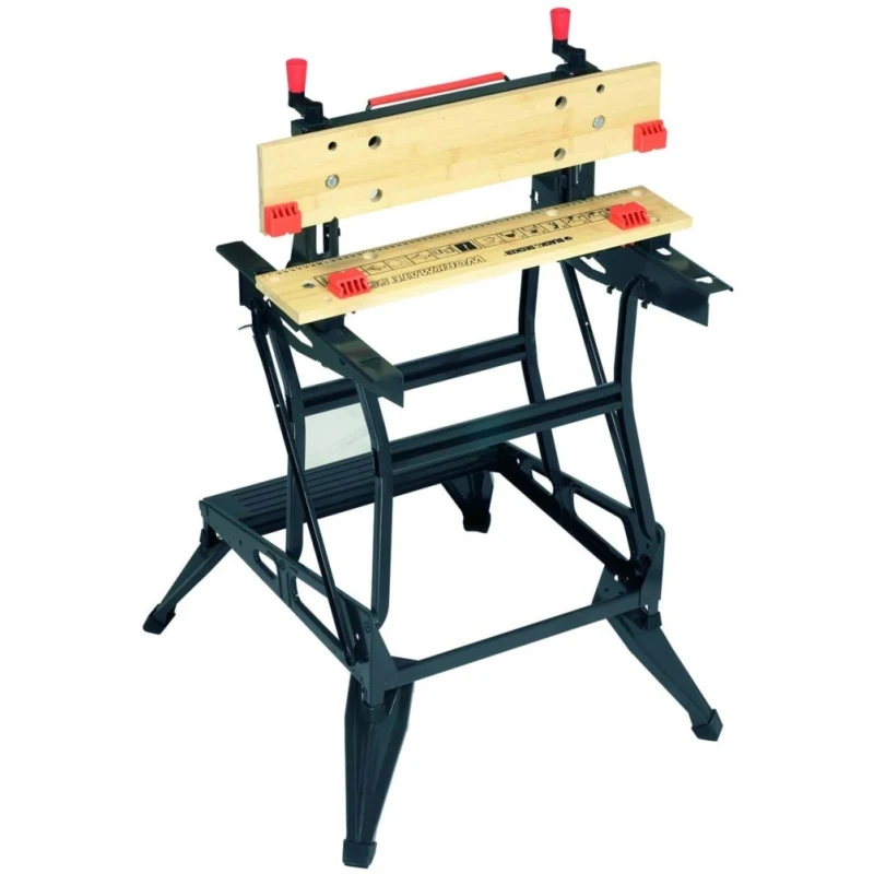 Black & Decker Portable Steel Workbench with Adjustable Height 775 mm x 740 mm x 200 mm WM626-XJ