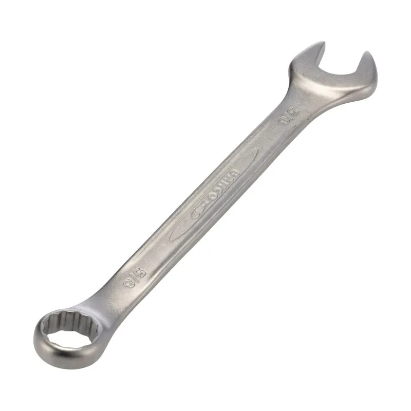 Bahco Combination Spanner 5/8 in, 195mm Overall Length, Alloy Steel Chrome Finish 111Z-5/8