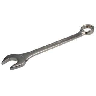 Bahco Combination Spanner 1-1/4 in, 350mm Overall Length, Alloy Steel, Chrome Finish, Offset 15° 111Z-1.1/4