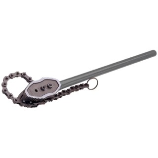 Bahco Heavy Duty 63.5 mm Jaw Capacity Chain Wrench 350 mm Overall Length Metal Handle 372-2.1/2