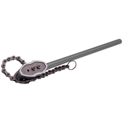 Bahco Heavy Duty 63.5 mm Jaw Capacity Chain Wrench 350 mm Overall Length Metal Handle 372-2.1/2
