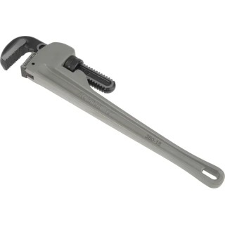 Bahco 64 mm Jaw Capacity Pipe Wrench, 457 mm Overall Length, Metal Handle, Aluminium Body 380-18