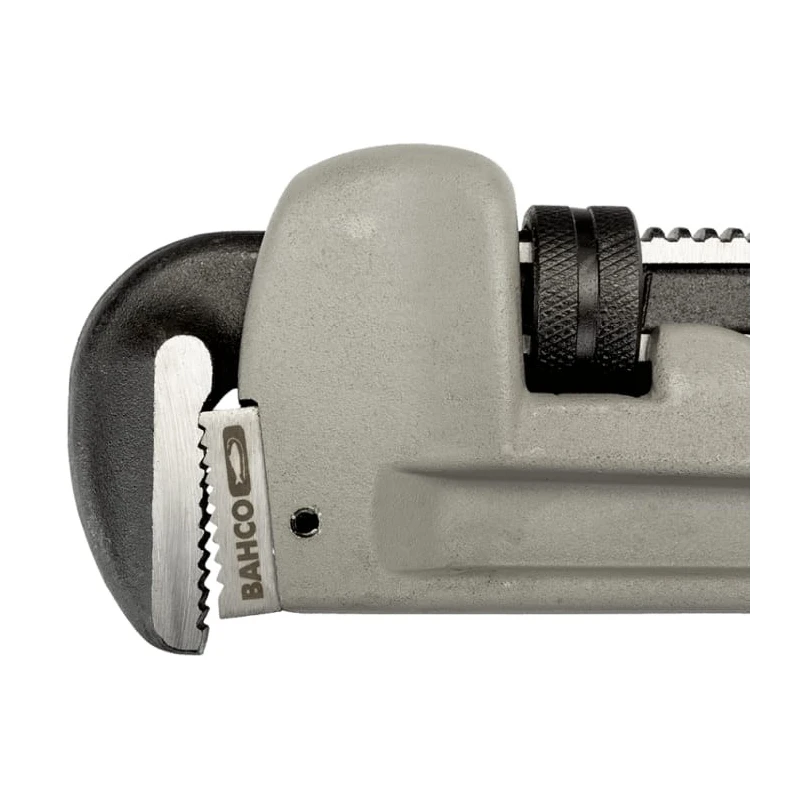 Bahco 64 mm Jaw Capacity Pipe Wrench, 457 mm Overall Length, Metal Handle, Aluminium Body 380-18