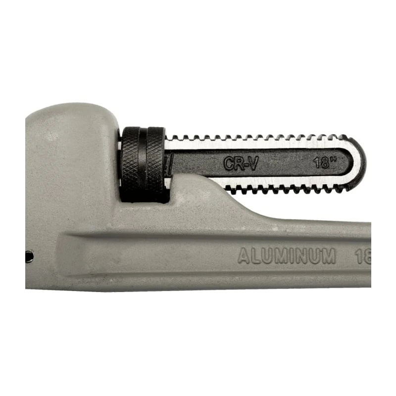 Bahco 64 mm Jaw Capacity Pipe Wrench, 457 mm Overall Length, Metal Handle, Aluminium Body 380-18