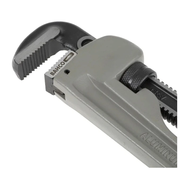 Bahco 64 mm Jaw Capacity Pipe Wrench, 457 mm Overall Length, Metal Handle, Aluminium Body 380-18