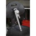 Bahco 64 mm Jaw Capacity Pipe Wrench, 457 mm Overall Length, Metal Handle, Aluminium Body 380-18