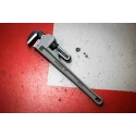 Bahco 64 mm Jaw Capacity Pipe Wrench, 457 mm Overall Length, Metal Handle, Aluminium Body 380-18