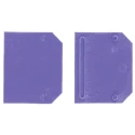 Weidmüller TW Series End Cover for Use with DIN Rail Terminal Blocks, Polyamide 66, Blue, ATEX 0302880000