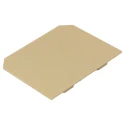 Weidmüller SAK Series Beige Polyamide Partition Plate for DIN Rail Terminal Blocks 0304360000