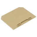 Weidmüller SAK Series Beige Polyamide Partition Plate for DIN Rail Terminal Blocks 0304360000