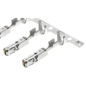 TE Connectivity AMP MCP 1.5K Series Female Crimp Terminal, 12A Current, 17 AWG to 20 AWG Wire Size, Gold Plating 1241380-2