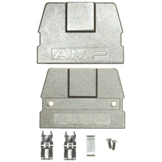 TE Connectivity AMPLIMITE 0.50 Series Zinc Angled D-Sub Backshell, 50 Way 5749193-2