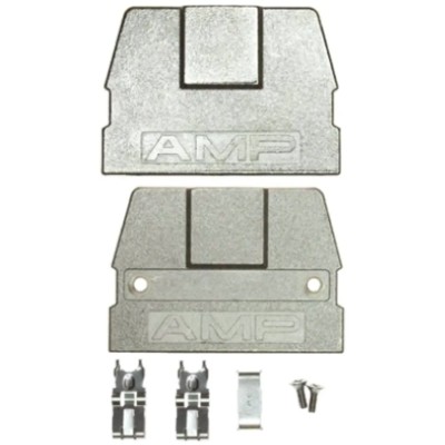 TE Connectivity AMPLIMITE 0.50 Series Zinc Angled D-Sub Backshell, 50 Way 5749193-2