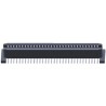 TE Connectivity 1FHR Series Straight Backplane Connector Female Surface Mount 64 Contacts 1 mm Pitch 2 Row Solder 5146893-1
