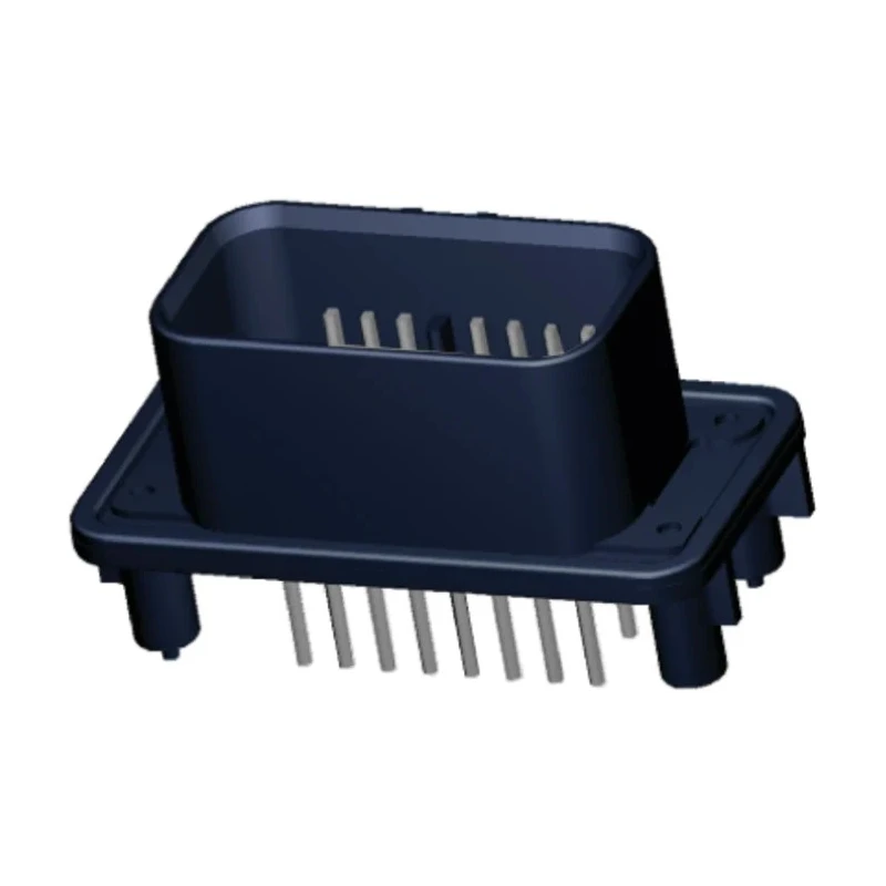 TE Connectivity Ampseal Automotive Connector Black Through Hole 14 Way Solder Termination 776262-1