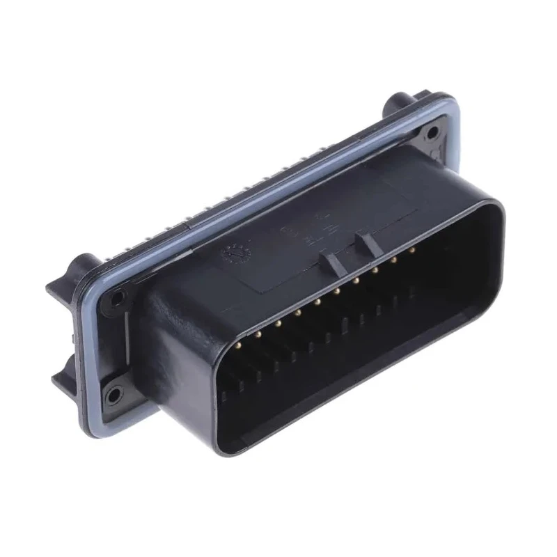TE Connectivity Ampseal Automotive Connector Male 35 Way Black Through Hole Solder Termination 17A 125°C 1-776163-1