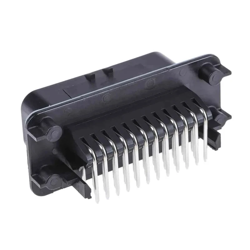 TE Connectivity Ampseal Automotive Connector Male 35 Way Black Through Hole Solder Termination 17A 125°C 1-776163-1