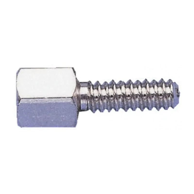 TE Connectivity AMPLIMITE Series Silver Thermoplastic Female Screw Lock for D-Sub Connector 749087-1
