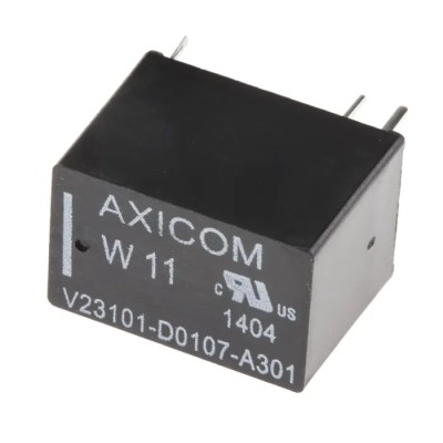 TE Connectivity PCB Signal Relay 24V dc Coil 3A SPST V23101D 107A301