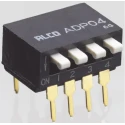 TE Connectivity Rotary Coded DIP Switch Surface Mount Piano Actuator 50mΩ Contact Resistance 1-1571999-6