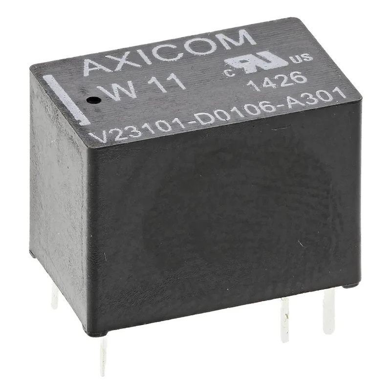 TE Connectivity PCB Power Relay, 12V DC Coil, 3A Switching Current, SPDT W11 Series 1422037-2