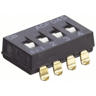 TE Connectivity Slide Rotary Coded DIP Switch Through Hole 1825002-6