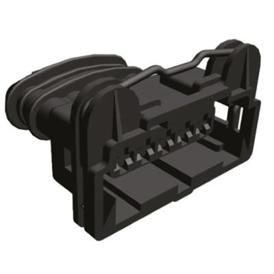 TE Connectivity Junior Power Timer Automotive Connector Female Black Cable 5 Way Solder Termination 282193-1