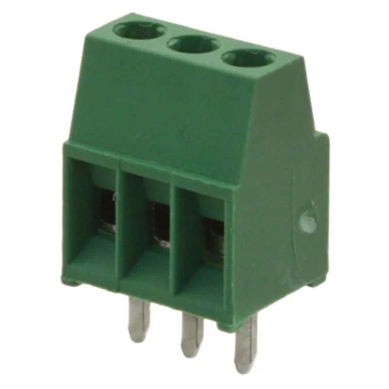 TE Connectivity Buchanan Series 3-Contact 2.54 mm Pitch 1 Row Male PCB Terminal Block 282834-3