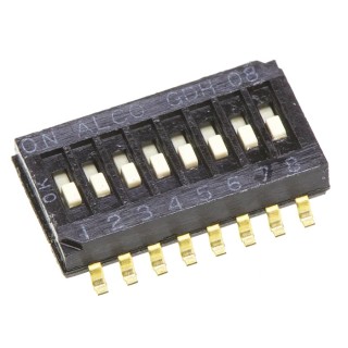 TE Connectivity Rocker Rotary Coded DIP Switch Surface Mount 1-1571983-1