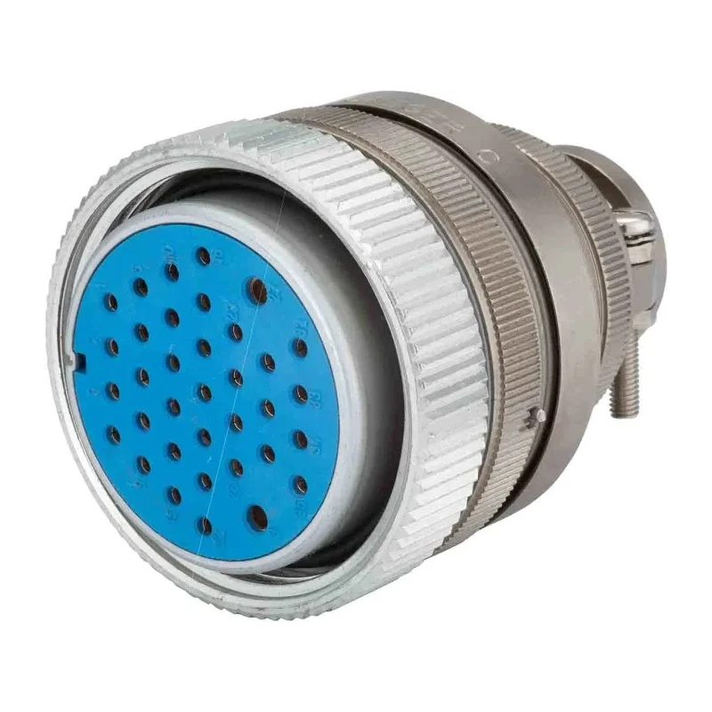 Jaeger Circular Connector 4 Contacts Cable Standard Connector Male IP65 Metal Housing 15A Current 5324 420 06