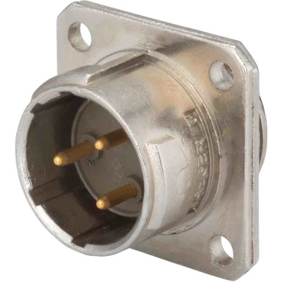 Jaeger Industrial Circular Connector Metal Housing 12 Contacts Female Bayonet Miniature IP50 IP54 6307 120 06