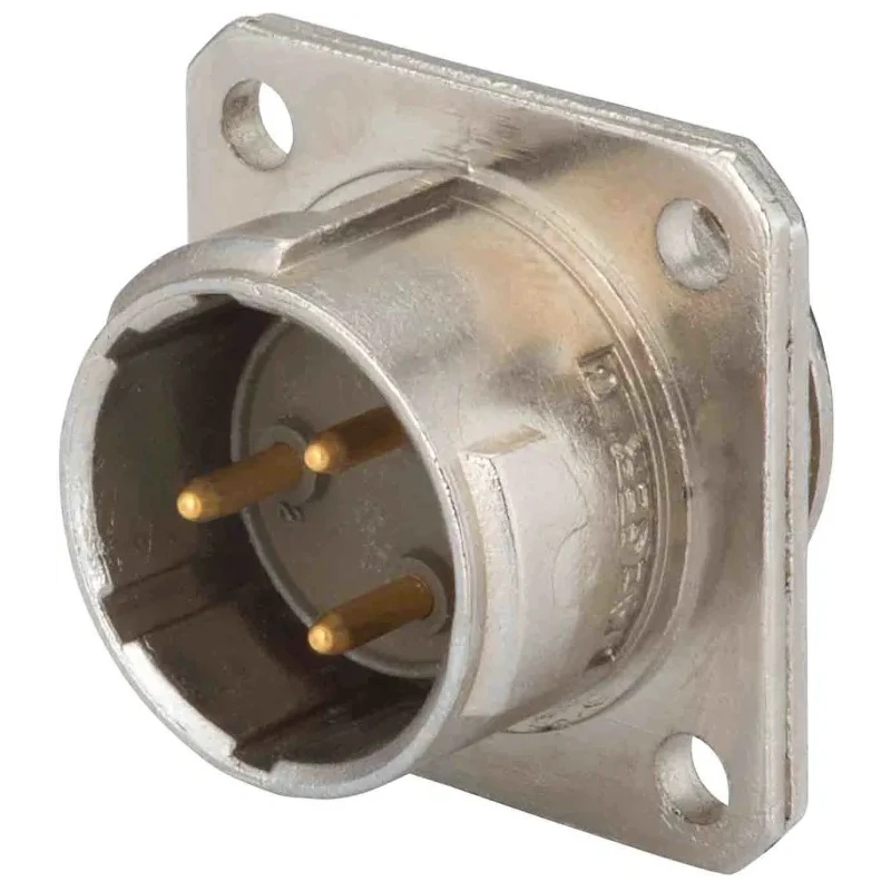 Jaeger Industrial Circular Connector Metal Housing 12 Contacts Female Bayonet Miniature IP50 IP54 6307 120 06