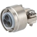 Jaeger Miniature Series Circular Connector Backshell Shell Size B00 Natural 5303 310 06