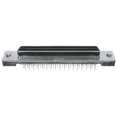 TE Connectivity AMPLIMITE .050 III 68 Way Straight 1.27 mm Pitch Through Hole D-Sub Connector, with Screw Female 5786555-7