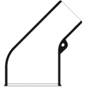 TE Connectivity Right Angle Heat Shrink Boot Zerohal Material Black 24mm 222K121-100/180-0