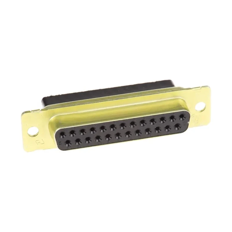 TE Connectivity AMPLIMITE HDP-20 25 Way Straight Cable D-Sub Connector Male 250V Steel Housing Crimp Termination 5205207-1