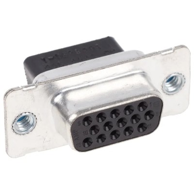 TE Connectivity AMPLIMITE HDP-22 15 Way Straight Cable D-Sub Connector Female 250V 105°C 1658690-1