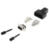 TE Connectivity AMPLIMITE HDP-22 15 Way Straight Cable D-Sub Connector Male 1658678-1
