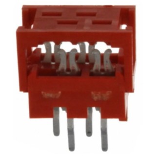 TE Connectivity 4-Way IDC Connector Male for Cable 2 Row 100V 1.5A Micro-MaTch 215570-4