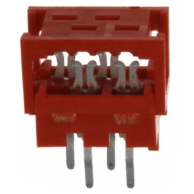 TE Connectivity 4-Way IDC Connector Male for Cable 2 Row 100V 1.5A Micro-MaTch 215570-4