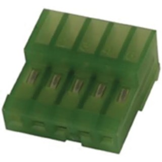TE Connectivity 5-Way Shrouded Female IDC Connector for Cable Mount, 1 Row, 250V AC, 5A, 2.54mm Pitch 3-640443-5