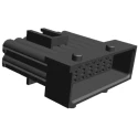 TE Connectivity Timer Automotive Connector Male Black Cable 16 Way Crimp Termination 1-964449-1