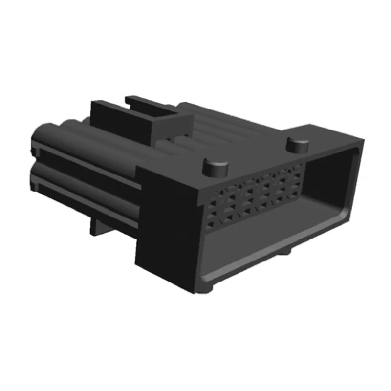 TE Connectivity Timer Automotive Connector Male Black Cable 16 Way Crimp Termination 1-964449-1