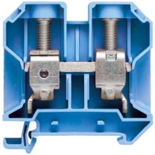 Weidmüller SAK Series Feed Through Terminal Block Blue, 35mm², 1-Level, Screw Termination, 150A, 800V, ATEX IECEx 0380780000