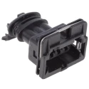 TE Connectivity Junior Power Timer Automotive Connector Female Black Cable 3 Way Crimp Termination 282729-1