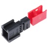 TE Connectivity Micro Quadlok System Automotive Connector Male Black Cable 8 Way Crimp Termination 284869-1